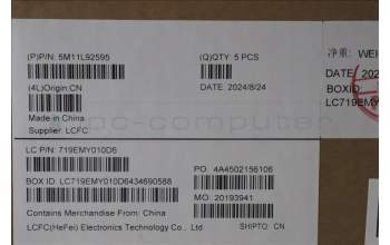 Lenovo 5M11L92595 MECH_ASM FRU KB CCV UK BL (LTN) UK BK