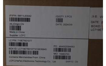 Lenovo 5M11L93042 MECH_ASM KBD Cc NOR BL (CHY) UK WWAN BK