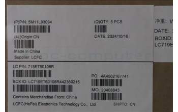 Lenovo 5M11L93094 MECH_ASM KBD Cc UKR BL (CHY) US WWAN BK