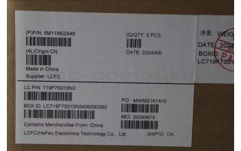 Lenovo 5M11M02946 MECH_ASM KB BK MG EURO ENG CHY