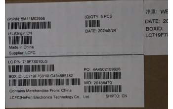 Lenovo 5M11M02956 MECH_ASM KB BK MG GER LTN