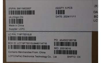 Lenovo 5M11M03007 MECH_ASM KB BK MG SWS LTN