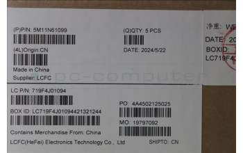 Lenovo 5M11N61099 MECH_ASM GRP_KBD_BZL_JPN_WL_DB_CHY