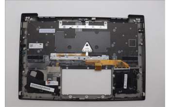 Lenovo 5M11N61130 C-Cover with keyboard, German, Deep Black, FingerPrint Reader, WLAN, UK