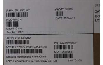 Lenovo 5M11N61197 MECH_ASM GRP_KBD_BZL_CZE/SLK_WW_DB_LTN