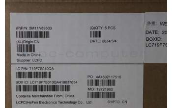 Lenovo 5M11N89503 MECH_ASM BL KB BK MG WW BEL LTN