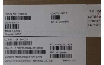 Lenovo 5M11N89596 MECH_ASM BL KB BK MG WW TUR LTN