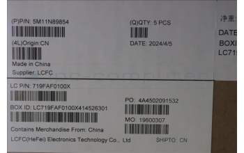 Lenovo 5M11N89854 MECH_ASM BL KB BK ENG LTN
