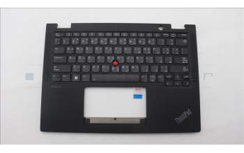 Lenovo 5M11N93136 C-Cover with keyboard, Arabic, Black, Backlight, WWAN, US