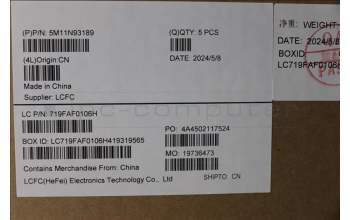 Lenovo 5M11N93189 MECH_ASM BL KB BK WW JPN LTN