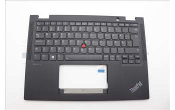 Lenovo 5M11N93201 C-Cover with keyboard, Norwegian, Black, Backlight, WWAN, UK