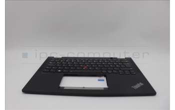Lenovo 5M11N93201 C-Cover with keyboard, Norwegian, Black, Backlight, WWAN, UK