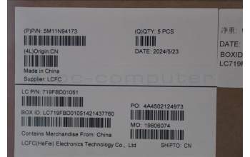 Lenovo 5M11N94173 MECH_ASM FRU KB SPA BL(CHY)UK Bk