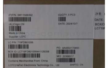 Lenovo 5M11N99392 MECH_ASM BL KB BK FRA/ENG SRX