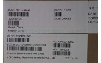 Lenovo 5M11N99493 MECH_ASM BL KB BK RUS SRX