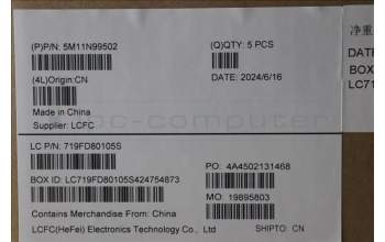 Lenovo 5M11N99502 MECH_ASM BL KB BK SPA SRX