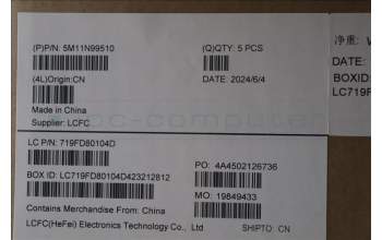 Lenovo 5M11N99510 MECH_ASM BL KB BK SWS SRX