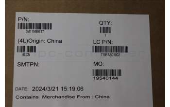 Lenovo 5M11N99717 Lenovo LCD Module,13.3\",WUXGA,Touch,Anti-reflection,Anti-Smudge,IPS,300nit,100%SRGB