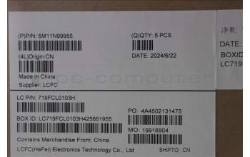 Lenovo 5M11N99955 MECH_ASM FRU BEL (SRX) UK BK