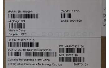 Lenovo 5M11N99971 MECH_ASM FRU GER (SRX) UK BK