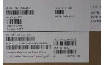 Lenovo 5M11N99975 MECH_ASM FRU GRE (SRX) US BK