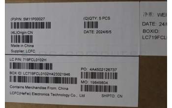 Lenovo 5M11P00027 MECH_ASM FRU UK (SRX) UK BK