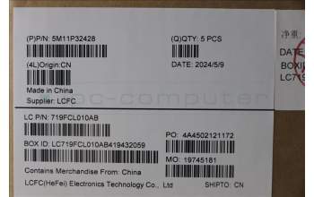 Lenovo 5M11P32428 MECH_ASM FRU SLV BL (SRX) UK BK