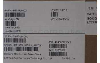 Lenovo 5M11P35102 MECH_ASM GRP_KBD_BZL_TUR_WW_LG_LTN