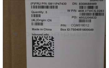 Lenovo 5M11P47430 MECH_ASM NFC CCvr+UK KB ASM,LTN