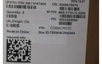 Lenovo 5M11P47454 MECH_ASM NFC CCvr+GER KB ASM,TRI