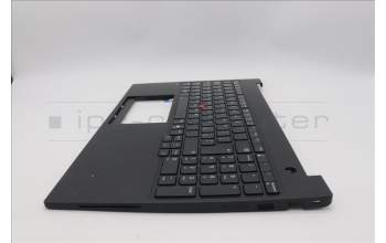 Lenovo 5M11P68335 C-Cover with keyboard, Italian, Black, Backlight, UK