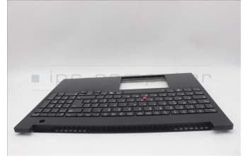 Lenovo 5M11P68336 C-Cover with keyboard, Italian, Black, Backlight, UK