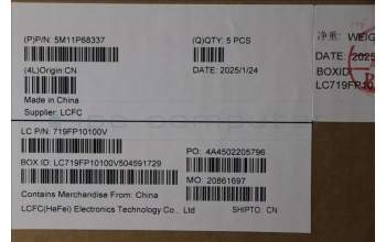 LENOVO 5M11P68337 Keyb P16s G3/G4 (Intel) Cover IT - WL