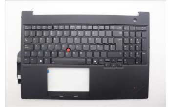Lenovo 5M11P68362 C-Cover with keyboard, Spanish, Black, Backlight, UK