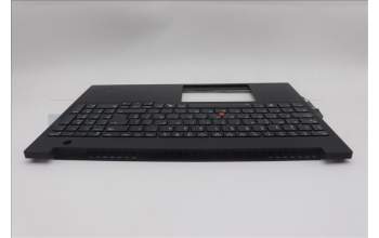 Lenovo 5M11P68362 C-Cover with keyboard, Spanish, Black, Backlight, UK