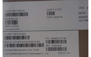 Lenovo 5M11P68378 MECH_ASM BL KB NP BK TUR LTN