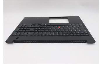 Lenovo 5M11P68436 C-Cover with keyboard, French, Black, Backlight, WWAN, SIM, US