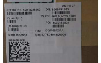 Lenovo 5M11Q25560 MECH_ASM GRP_KBD_BZL_ILD_WL_BK_CHY