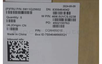 Lenovo 5M11Q25602 MECH_ASM GRP_KBD_BZL_NORDIC_WL_BK_LTN