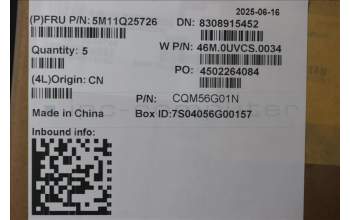 Lenovo 5M11Q25726 MECH_ASM GRP_KBD_BZL_ENG_WW_BK_LTN