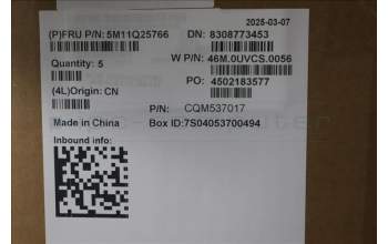 Lenovo 5M11Q25766 MECH_ASM GRP_KBD_BZL_GER_WW_BK_SRX