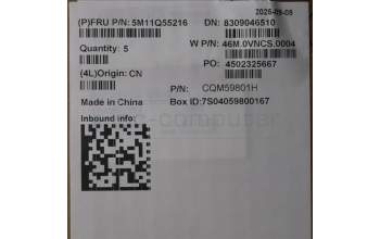 Lenovo 5M11Q55216 MECH_ASM Ccvrasm,KB,BEL,NWFC,NBL,LTN