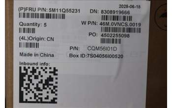 Lenovo 5M11Q55231 MECH_ASM Ccvrasm,KB,GER,NWFC,NBL,DF