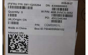 Lenovo 5M11Q55264 MECH_ASM Ccvrasm,KB,UK,NWFC,NBL,DF