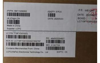 Lenovo 5M11Q56062 MECH_ASM GRP_KBD_BZL_NORDIC_WW_DB_LTN