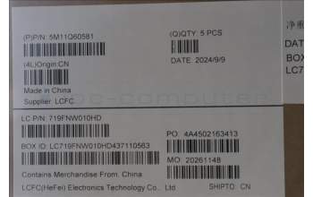 Lenovo 5M11Q60581 MECH_ASM BL KB BK BUL SRX