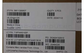 Lenovo 5M11Q60637 MECH_ASM BL KB BK ITA SRX