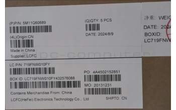 Lenovo 5M11Q60689 MECH_ASM BL KB BK THAI SRX