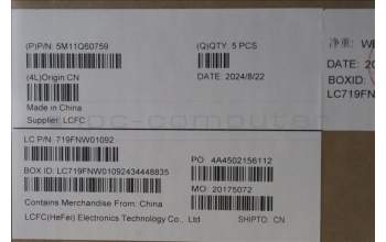 Lenovo 5M11Q60759 MECH_ASM BL KB BK SC DEN SRX