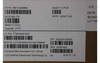 Lenovo 5M11Q60869 MECH_ASM BL KB BK SC SWS SRX